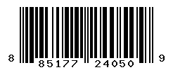 UPC 885177240509 barcode image
