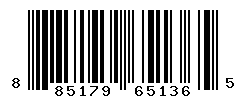 UPC barcode number 885179651365 lookup
