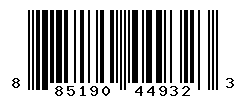 UPC barcode number 885190449323