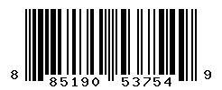 UPC barcode number 885190537549