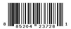 UPC barcode number 885204237281