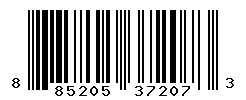 UPC barcode number 885205372073