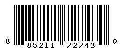 UPC barcode number 885211727430