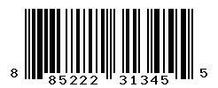 UPC barcode 885222313455
