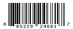 UPC barcode number 885229246817