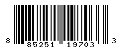 UPC barcode number 885251197033