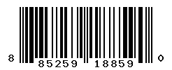 UPC barcode 885259188590