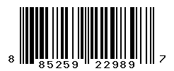 UPC barcode number 885259229897