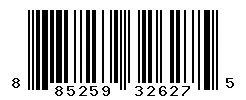 UPC barcode 885259326275