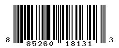 UPC barcode 885260181313