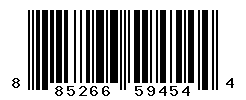 UPC barcode number 885266594544