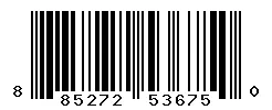 UPC barcode 885272536750