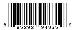 UPC barcode number 885292948359