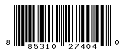 UPC barcode number 885310274040