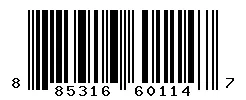 885316601147 barcode