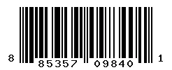 885357098401 barcode
