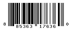 UPC barcode 885363176360