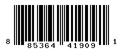 UPC barcode number 885364419091