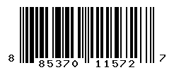UPC barcode number 885370115727