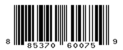 UPC barcode number 885370600759