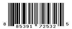 UPC barcode number 885391725325