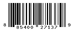 UPC barcode number 885400271379