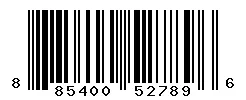 UPC barcode 885400527896