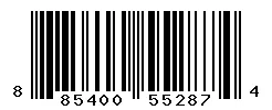 UPC barcode 885400552874