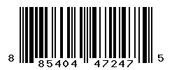 upc 885404472475 barcode image
