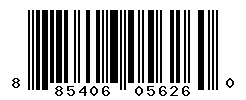 UPC barcode number 885406056260
