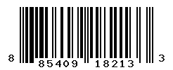 UPC 885409182133 barcode image