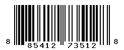 UPC barcode number 885412735128