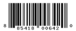 UPC barcode number 885418006420