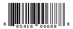 UPC barcode number 885418006888