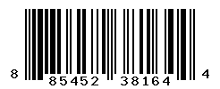 UPC barcode number 885452381644