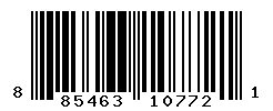 UPC barcode number 885463107721