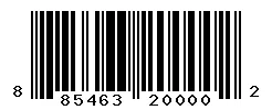 UPC barcode 885463200002