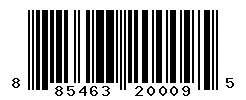 UPC barcode 885463200095