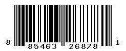UPC barcode number 885463268781