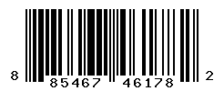 UPC barcode number 885467461782