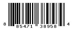 UPC barcode number 885471389584