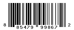 UPC barcode number 885479998672