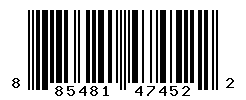 UPC barcode number 885481474522