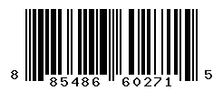 UPC barcode number 885486602715