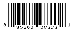 UPC barcode number 885502283331