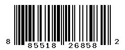 UPC barcode number 885518268582