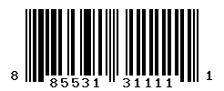 UPC barcode number 885531311111