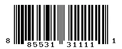 885531311111 barcode
