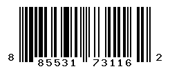 UPC barcode number 885531731162