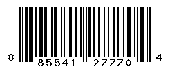 UPC barcode number 885541277704